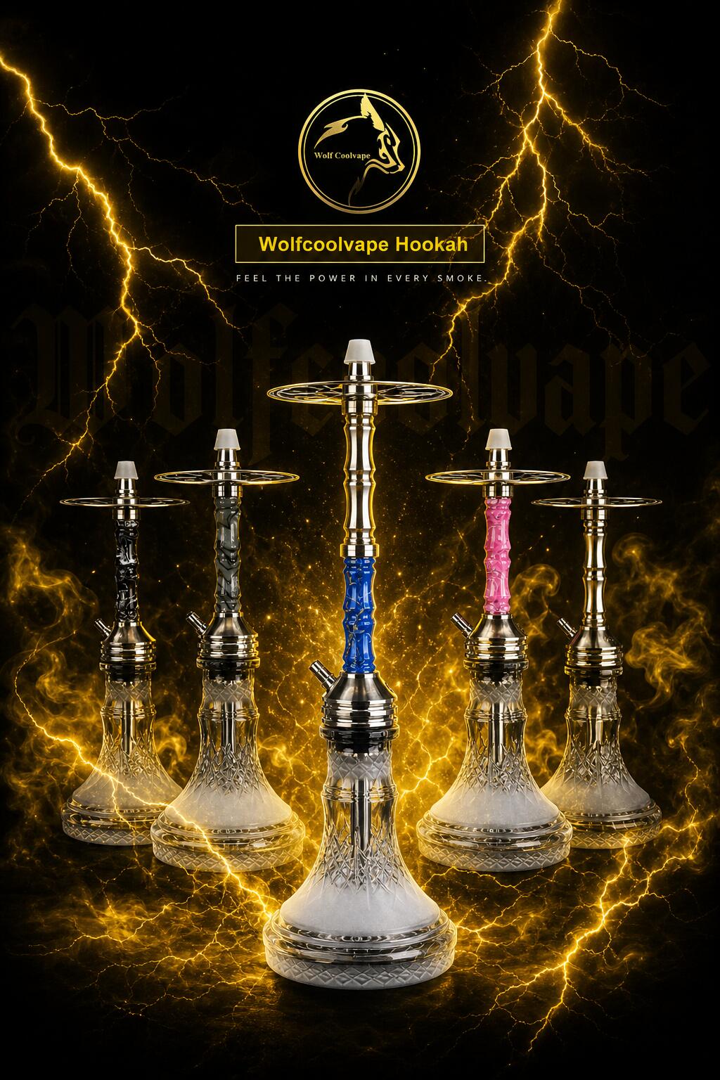 Wolfcoolvape-Hookah 钛合金树脂水烟烟嘴