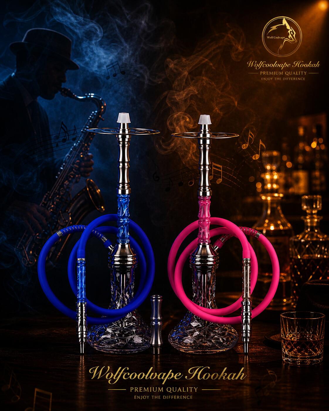 Wolfcoolvape-Hookah 钛合金烟嘴细节