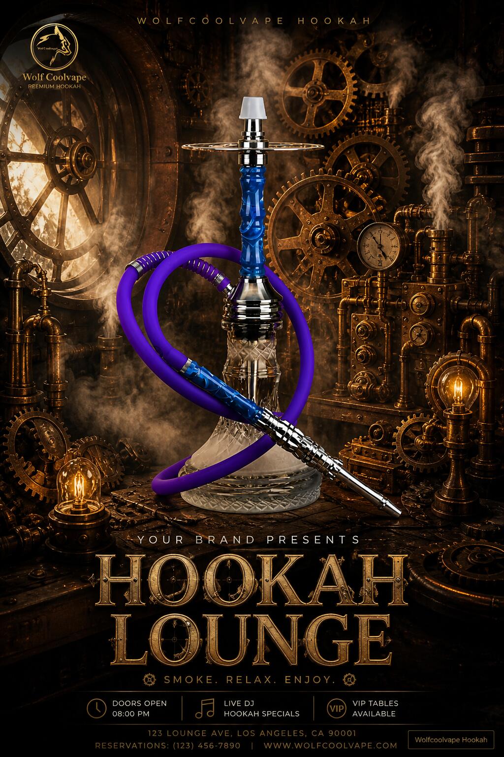 Wolfcoolvape-Hookah 收纳套装