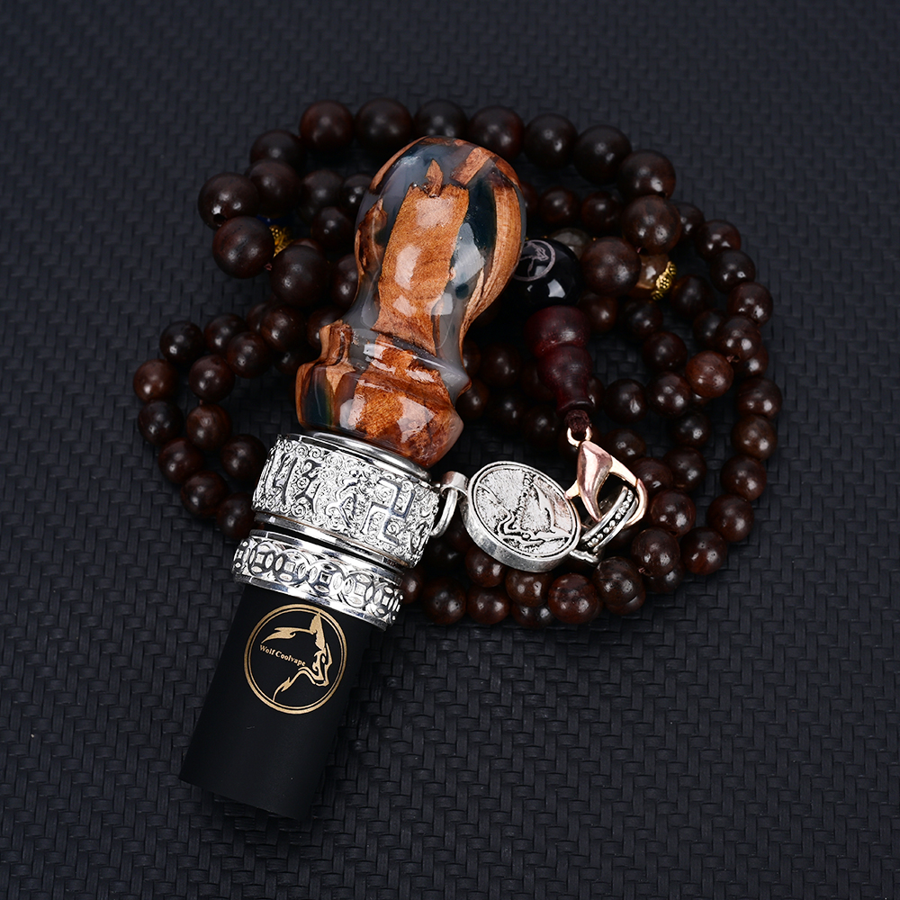 Wolfcoolvape Stabilized Wood Hookah Mouth Tip Luxury Personal Premium Shisha Mouthpiece Hookah thumbnail 4