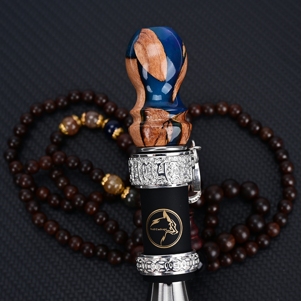 Wolfcoolvape Premium Stabilized Wood Hookah Mouth Tip Luxury Personal Shisha Mouthpiece