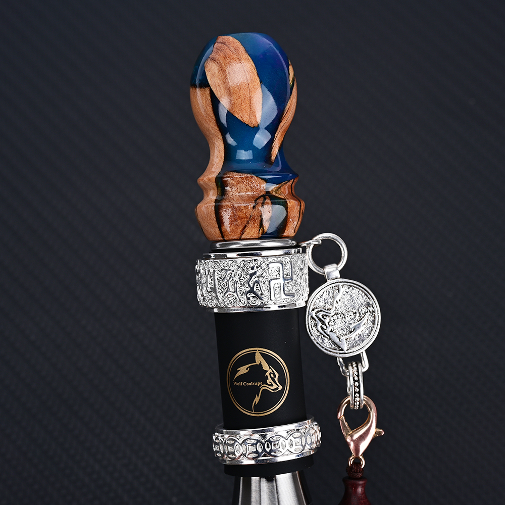 Wolfcoolvape Premium Stabilized Wood Hookah Mouth Tip Luxury Personal Shisha Mouthpiece thumbnail 3